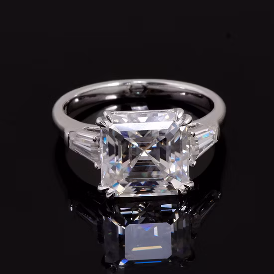 Joyería de moda Amante Regalo Joyería Latón 18K Chapado en oro Parejas Matrimonio Anillo de diamante para mujer Compromiso Anillo de bodas 2PCS Conjunto Anillos de oro chapado